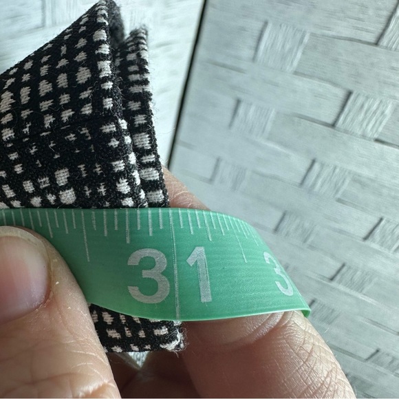 Lane Bryant black white plaid trouser pants office academia evening plus size - Picture 9 of 10